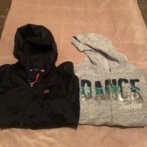 “Justice” and “GAP” jackets